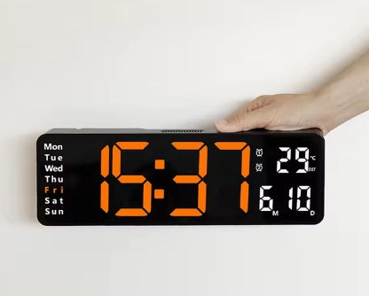 Digitale Wandklok met Afstandsbediening
