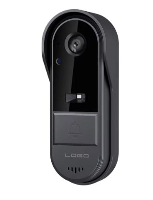 Deurbel met camera en ingebouwde intercom