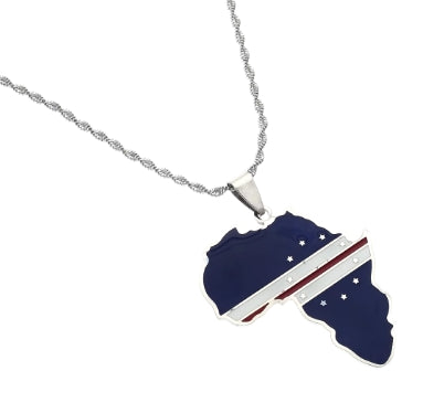 Hanger-Afrika met Kaapverdische vlag