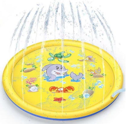 Opblaasbare water-spraymat