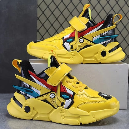 Cartoon Leren Sneakers
