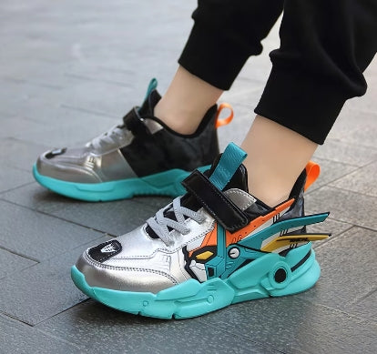 Cartoon Leren Sneakers