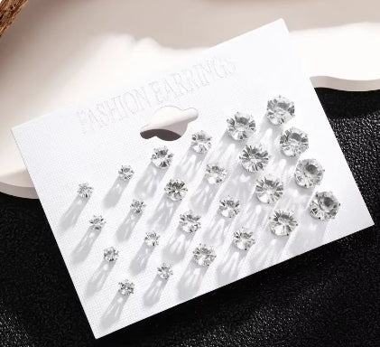 Oorknopjes Set  (12 paar)