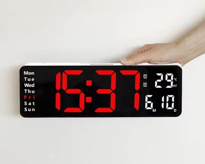 Digitale Wandklok met Afstandsbediening