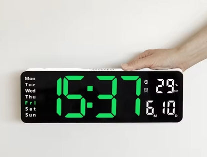 Digitale Wandklok met Afstandsbediening