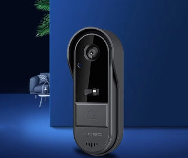 Deurbel met camera en ingebouwde intercom