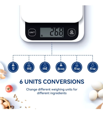 Keukenweegschaal (Smart-Voedingscalculator)