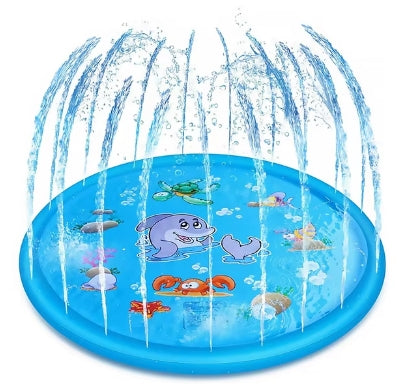 Opblaasbare water-spraymat