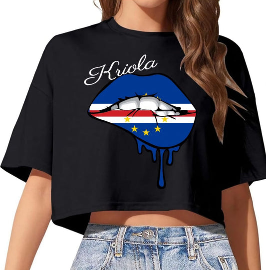 Kriola Cropped shirt (oversized)